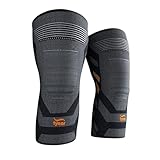 TYNOR Knieschützer Air Pro Schwarz & Orange Klein 2er-Pack