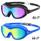Schwimmbrille, Weitsicht, Anti-Beschlag-Schutz, kein Auslaufen, klare Sicht, für Erwachsene, Damen,...
