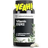 Vitamin D3 + K2 Depot – 180 Tabletten – Premium-Qualität: K2VITAL® von Kappa – 99,7+%...