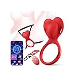 Tagnaff Bdsm Bondage Vibrator Sex Spielzeug für die Paare Frau Extrem Sex, mit 6 Penisring, Leise...