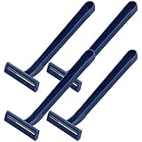 NUOBESTY 24 Stück Einwegrasierer Damen und Herren Kompakter Edelstahl Körperrasierer für Reisen...