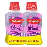 Colgate Mundspülung All In one 6x500 ml – für sofortige & anhaltende Frische und Kariesschutz...