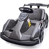 Oryxearth Pedal Go-Kart Kinderfahrzeug 6V 1-3km/h Ferngesteuert vielseitige Musikmedien Tretfahrzeug...