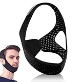 EIROVYA 1 Stück SchnarChstopper, Anti Schnarchen Kinnriemen,Wirksam Hilft Gegen Schnarchgerät Zur...
