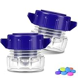 Fefod Tablettenmörser (x2 Stück), Pillenmörser Klein, Tablettenmühle, Tablettencrusher zum...