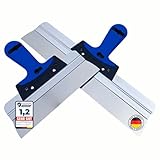 BACHSAM® Made in Germany hochwertige Flächenspachtel-Set 400mm und 250mm breit - Profi...