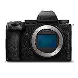 Panasonic LUMIX DC-S5M2XE Spiegellose Vollformatkamera, 4K 60p & 6K 30p unbegrenzte Aufnahme, Flip...