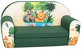 Delsit Kindersofa zum Ausklappen - Kinder Sofa mit Schaumstofffüllung - Sofa Kinder mit Abnehmbarem...