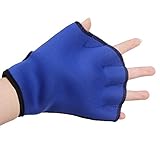 Aqua Handschuhe Schwimmhandschuhe Neopren Swimpaddles Swim Gloves Wasserwiderstandstraining Paddel...