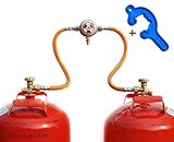 Automatische 50 mbar Zweiflaschenanlage für 3/5/ 11 kg Propangasflaschen/Gasflaschen...