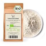 Kamelur Bio Tapiokastärke - 1kg - Zur Herstellung von Tapiokaperlen - Tapiokamehl ohne jegliche...