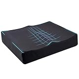 Yuwe Extra großes Sitzkissen - Memory Foam Sitzkissen Bürostuhl Kissen Ergonomischer Stuhl Auto...