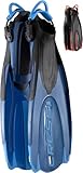 CRESSI Maui Long Fins - Verstellbare Lange Flossen mit EBS System zum Schwimmen und Schnorcheln,...