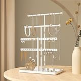 Josmimic Schmuckständer Kettenhalter Schmuck Halterung: Großes Fassungsvermögen, Verstellbarer...