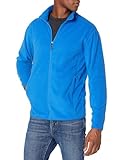 Amazon Essentials Herren Fleecejacke mit durchgehendem Reißverschluss (in Big und Tall...