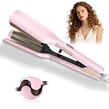 Welleneisen FüR Haare, Hair Waver 2-fach Barrel, Beach Waves Lockenstab Für Volumizing Haar,...