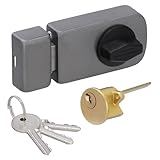 KOTARBAU® Zusatzschloss 60 mm 3 Farben mit Außenzylinder Verschiedenschließend Kastenschloss...