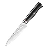 Schmieden Handgefertigtes Kochmesser Edelstahl Küchenmesser Set Scharfes japanisches Santokumesser...