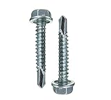 DOJA Industrial | Sechskant Bohrschrauben | 6,3 x 30 | PACK 100 | Trapezblech Selbstschneidende...