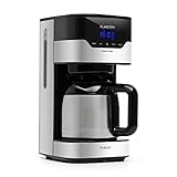 Klarstein 1,2 L Kaffeemaschine mit Thermoskanne und Timer, Filtermaschine für 12 Tassen, 800 W...