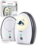 reer Rigi Digital Babyphone | 300 m Reichweite | Mit Nachtlicht und Gegensprechfunktion |...