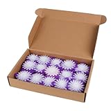 DOITOOL 6 Stück LED Gänseblümchen Kerzenlampe Flammenlos Bunt Dekorative Elektrische Teelichter...