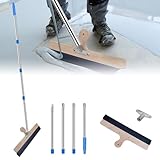 Flächenspachtel mit 160cm Verlängerungsstange, 56cm Flächenrakel Stehrakel, Großflächenrakel...