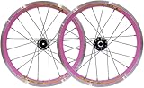 16 Zoll Faltrad Laufradsatz BMX Fahrrad Vorne Hinten Räder Set 136/134mm V/C Bremse 20H Aluminium...