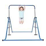 Blau Faltbar Power Tower Dip Station Klimmzugstange Freistehend Höhenverstellbar Multifunktional...