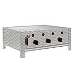 BBQ-Toro Edelstahl Gastrobräter | 3-flammig | (B) 64 x (T) 52 x (H) 27 cm | Gastrogasgrill,...