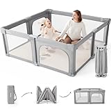 Sweeby Baby Laufstall, 150 x 180 cm (Grau, 150 x 180 cm)