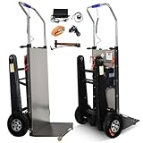 Elektrischer Treppensteiger, 1200 W, 400 kg Tragfähigkeit, robuster Stahl-Sackkarre mit abnehmbarem...