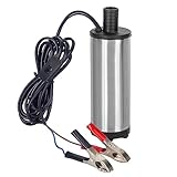 DC 12V 51mm Dieselpumpe Ölpumpe Tauchpumpen mit Filter Mesh,30L/min 304 Kraftstoffpumpe Elektrisch...