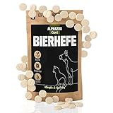 alphazoo Bierhefe-Tabletten für Hunde, Katzen & Nager 120 STK. I Fellpflege Tabs für glänzendes...