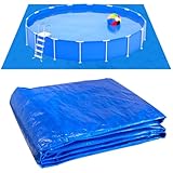 DTYGUIXE Poolmatten, Poolunterlage Rechteckig, Pool Bodenplane, 200*300cm Schwimmbad Matte,...