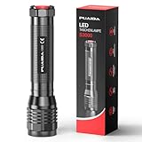 PUAIDA LED Taschenlampe S3000, 5000 Lumen LED Taschenlampe Extrem Hell mit 3 Modi, Lange Arbeitzeit...