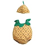 Generisch Ananas Badeanzug für Mädchen Einteiliges Schwimmkleid mit Früchte Design für Kinder...