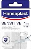 Hansaplast Sensitive Pflaster (1 m x 6 cm), zuschneidbare und hautfreundliche Wundpflaster mit...