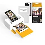 KODAK Dock Plus Foto-Drucker 4PASS für Smartphones, Sofortdrucker mit 10×15 cm Fotos, Fotodrucker...