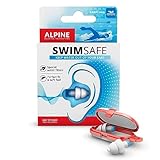 Alpine SwimSafe Ohrstöpsel, Wasserdichte Ohrstöpsel zum Schwimmen, Halten Wasser Fern, Bequemes...