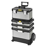 STANLEY FATMAX Rolling Workshop, 4-in-1-Geräte einschließlich abnehmbarer Werkzeugbox,...