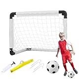Jubilofex Fußballtore für den Garten – Fußballnetz, faltbar, Garten für – leichtes Netz,...