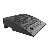GSKDZG Tragbare Schwellenrampe Höhe 9cm-19cm Bordsteinrampe rutschfeste Rollstuhlrampe Auffahrhilfe...