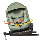 Jovikids 360° Drehbar Kindersitz mit ISOFIX, i-Size 40-150cm(ab Geburt -12 Jahre) Baby Autositz...
