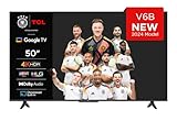 TCL 50V6B 50 Zoll, 4K Ultra HD, HDR TV, Smart TV unterstützt von Google TV (Dolby Audio, Motion...