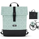 LARKSON Fahrradtaschen für Gepäckträger Damen & Herren Mint - Tammo Bike - 2 in 1 Fahrrad Tasche...