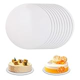 Bafumiu 10 Stück tortenunterlage Rund, cakeboard 30 cm rund,12inch tortenplatte Pappe, kuchenplatte...