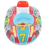 EVTScan Pool Float Aufblasbar für Kinder – Yacht-Lenkrad PVC Auslaufsichere Beinlöcher...