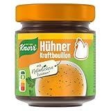 Knorr Hühner Kraftbouillon im Glas Hühnerbrühe mit kräftigem Geschmack und mit natürlichen...