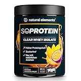 SoProtein Clear Whey Isolate – Mango Maracuja Geschmack – 600g Proteinpulver – erfrischender...